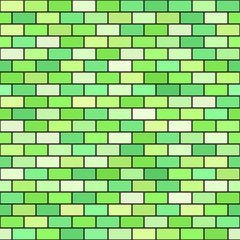 Brick pattern. Seamless vector brick wall background