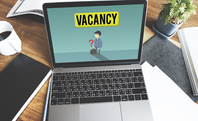 Vacancy Career Recruitment Available Job Work Concept