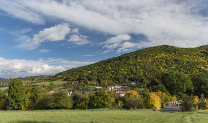 Kostov village near big city Usti nad Labem