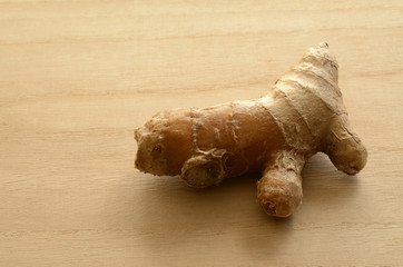 生姜　木目背景

