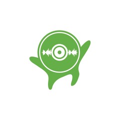 Music Kid Logo Design Element