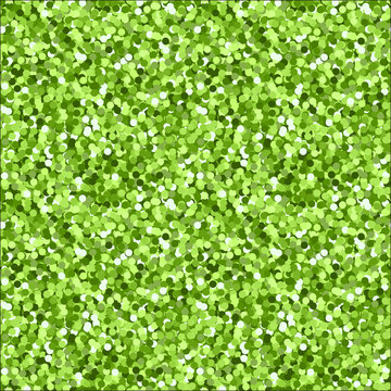 Green Glitter Seamless Vector Pattern in Greenery - 2017 Color of the Year. Green Metallic Glittering Sparkles. 100 Percent Vector Shiny Glitter Textures.
