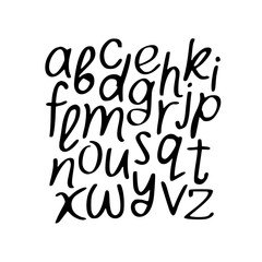 Modern Vector Alphabet. Font.