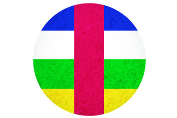 Central African Republic flag ,3D Central African flag illustration symbol.