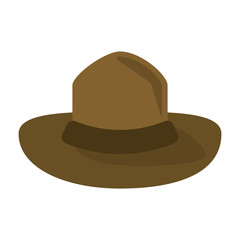 canadian hat mounted policeman design vector illustration eps10