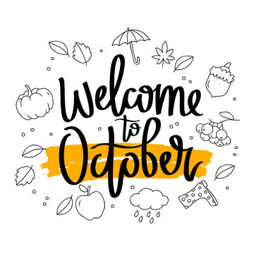 Welcome to October. Calligraphy.