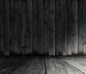 old wooden interior