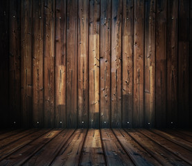 old wooden interior