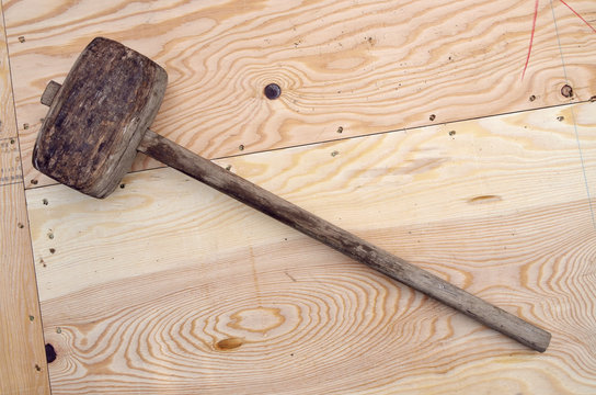 wooden hammer for  housing construction in Japan "Kakeya"

