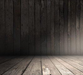 old room with brick wall