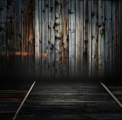old wooden interior