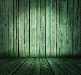 old wooden interior