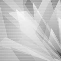 Abstract grey tech stripes and shapes background