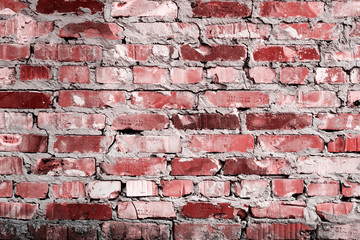 Brick texture with scratches and cracks