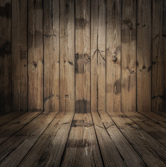 old wooden interior