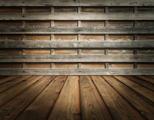 old wooden interior
