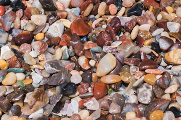 Polished rocks background
