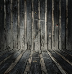old wooden interior