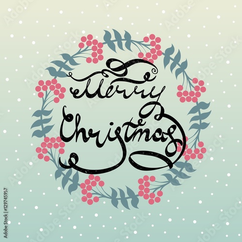 &quot;Merry Christmas and Happy New Year Card. Christmas Frame&quot; Stockfotos