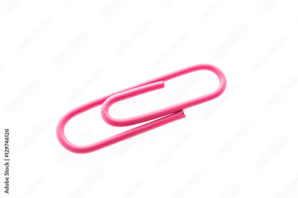 Poster Colorful paper clip