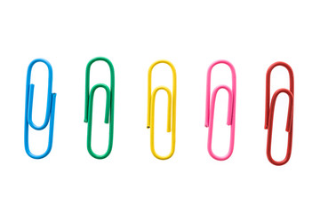 Colorful paper clip