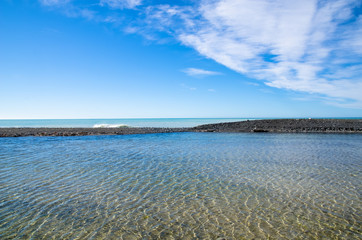 Landscape view of Kaikoura in south island,New Zealand.