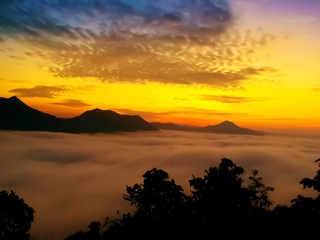 Phu Tub Berk Viewpoint in Thailand