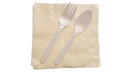 white napkin