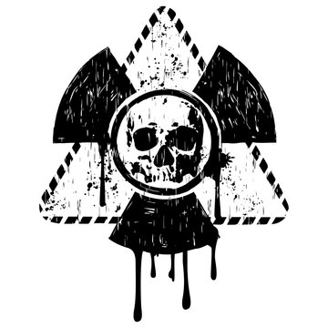 triangular skull radiation