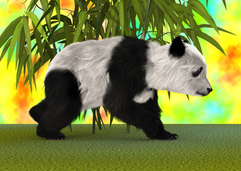 3D Rendering Panda Bear © photosvac