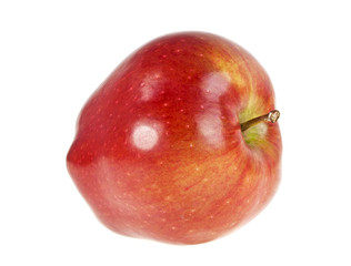 Red apple isolated on a white background