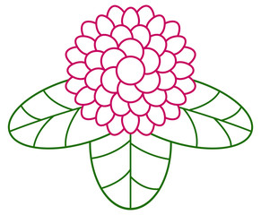 Clover flower icon