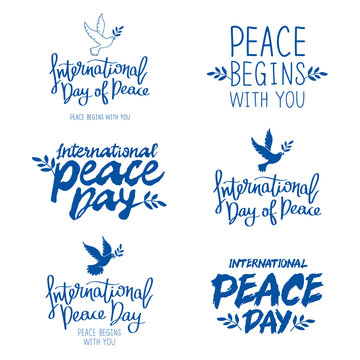 Set of quotes for the International Day of Peace