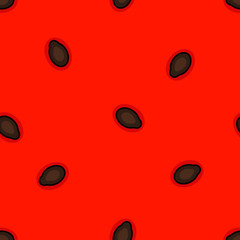 Fototapeta premium Watermelon seamless pattern