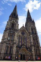 Fototapeta na wymiar The Cathedral Church of St Mary in Edinburgh, Scotland, UK 
