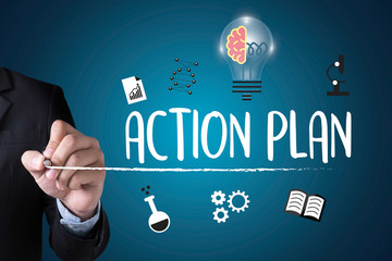 ACTION PLAN ,  Action Plan Strategy Vision Planning , Creative D