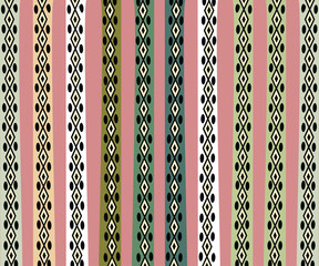 Ethnic Abstract bright pattern background. 