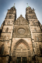 Fototapeta premium St. Lorenz church, Nuremberg, Germany
