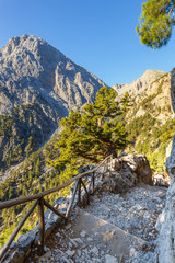 Samaria Gorge on Crete, Grece