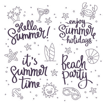 This Summer, Beach Party, Hello Summer, enjoy the summer holiday