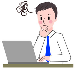 PC　ビジネスマン