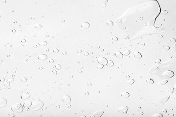 White bubble gel texture.