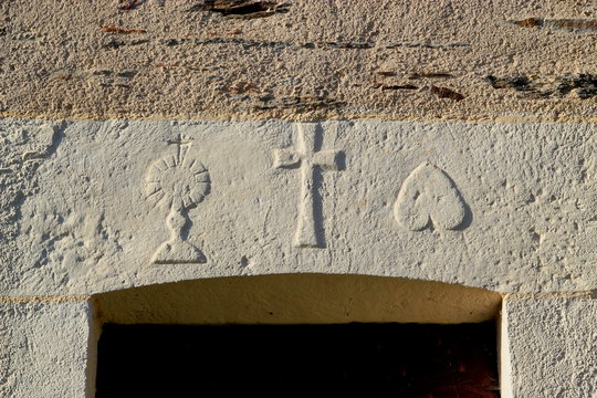 Linteau de presbyt&egrave;re.