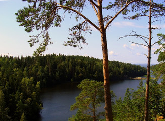 Karelia, Russia, View of Valaam Island