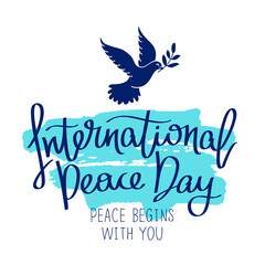 International Day of Peace. Peace begins with you