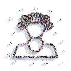 female beauty people 3d