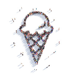 ice cream sweets people 3d