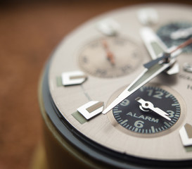 Detail of watch machinery.