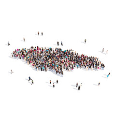 people group shape map Jamaica