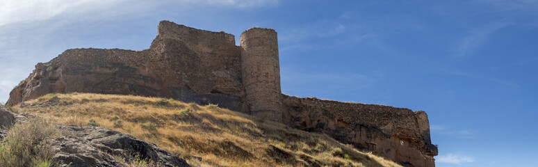 Fototapeta na wymiar Arnedo castle panorama